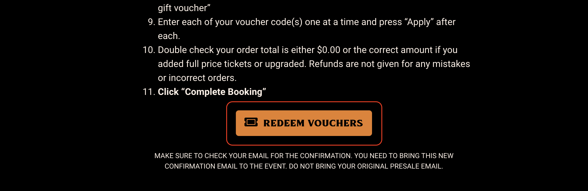 REEDEM CODE, 10 TICKETS